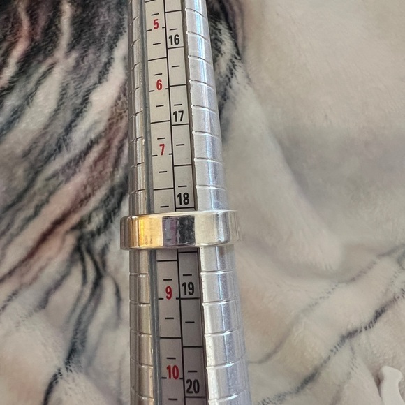 ❤️ Queen Pink Conch & Paloma Turquoise Navajo 8.25 Adjustable Ring 11.7gm - Picture 7 of 12